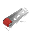 Hella Durable Heavy Duty Sliding Door Rollers And Silent Barn Door Caster Wheels With Vertical Support smooth roller with red wheel
