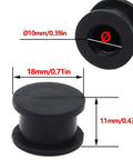 Automatic Transmission Shift Cable Bushing Repair Kit 09G321397A featuring dimensions and durable rubber material