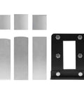 Beginner Blacksmith Guillotine Tool Kit With Seven Pieces And Three Die Sets Including Flat Fullering And Blank Dies Five Inch Stock Opening Bench Mount Or Vise Ready Great For Hobby Metal Shaping And Basic Die Work