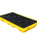 Heavy Duty Spill Containment Pallet For Oil Drums And Tanks, Built To Last Rugged Polyethylene Platform With High Edge Design