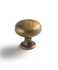 Vintage Retro Brass Cabinet Knobs Set Of 6 Zinc Alloy Pulls For Bedroom And Kitchen With Single Hole Center Mount Durable Hardware