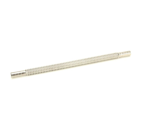 Flexible Range Tube Three Eighths Inch By Nine Inch For Food Service Equipment Replacement Part For Stove And Oven Durable Easy Install Pro Kitchens For Chefs, 3/8 in x 9 in metal tube