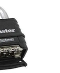 1178D 4 Digit Resettable Combination Padlock Die Cast Body 8 Pack Keyed Different Black Silver