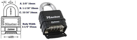 1178D 4 Digit Resettable Combination Padlock Die Cast Body 8 Pack Keyed Different Black Silver