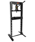 12-Ton Hydraulic Shop Press With H-Frame Floor Standing Bearing Press For Garage And Metalworking Heavy-Duty Adjustable