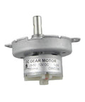 Brushless DC Gear Motor JS-50 12V 30RPM CW CCW Slow Speed Gearbox with visible label and metal casing, ideal for DIY projects.