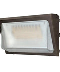 Outdoor LED Wall Pack Light With Adjustable CCT 3000K 4000K 5000K And Lumens From 4000 To 7800 Weatherproof Borosilicate Lens IK07