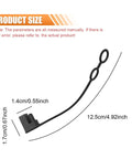 Rock Solid Hella Durable 8 Pack Sae 2 Pin Socket Covers detailed size dimensions for silicone electrical connector hoods.