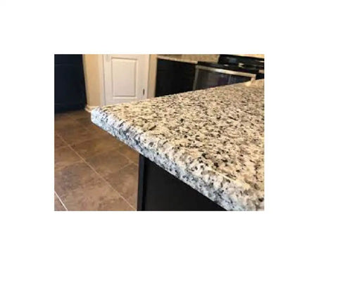 Close-up of kitchen countertop with Marble Look Peel And Stick Countertop Vinyl Wrap 36 By 240 Inch Waterproof Self Adhesive