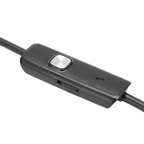 USB Endoscope Camera For Tough Industrial Inspections control button on 1 meter cable, 5.5mm lens, six adjustable LEDs