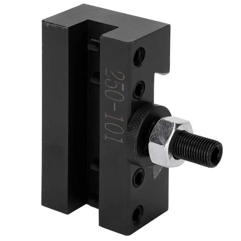 Close-up of a 4PC Quick Change Boring Tool Set With High Carbon Steel CNC Fixture Clamp, showcasing locking mechanism.