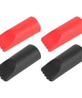 Grippy Nonslip Silicone Foot Protector Cover For Electric Scooters M365 Mi3 4Ultra Elites in Black and Red, Kickstand Shield