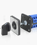 Exploded view of Universal Change Over Switch 380V 10A Dual Power Supply for Motors Three Gears Single Line Reversing