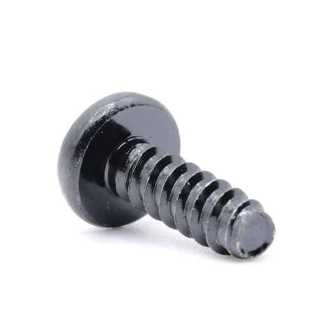 Contractor Grade ST4 X 12 Mm Pan Head Phillips Self Tapping Screws With Blunt Tip Black Oxide Steel Fasteners Built Tough For Rock Solid Home Shop Assembly Tasks 5 Pack black oxide screw with pan head and coarse thread.