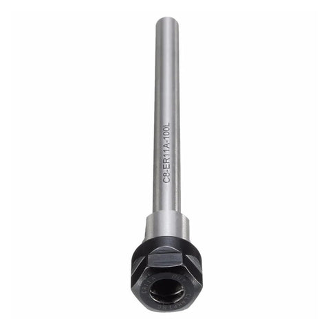 Heavy Duty CNC Straight Shank Extension Rod 8mm for Milling Machines Lathes, featuring durable alloy and precise threading.