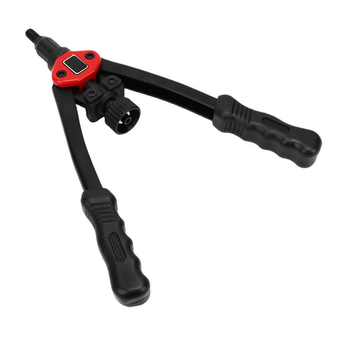 Heavy Duty 320mm Rivet Nut Tool Kit For M3 To M12 Rivet Nuts All In One Rivnut Setter angled view showing black handles
