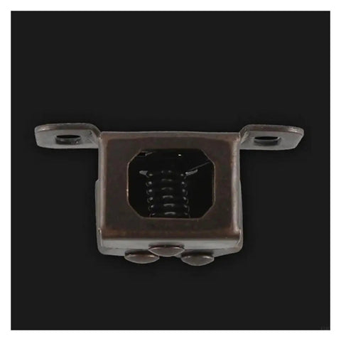Sturddy Double Ball Roller Catches For Kitchen Cabinets 10 Pack Self Locking Spring Hinge Latches close-up view of the latch mechanism.