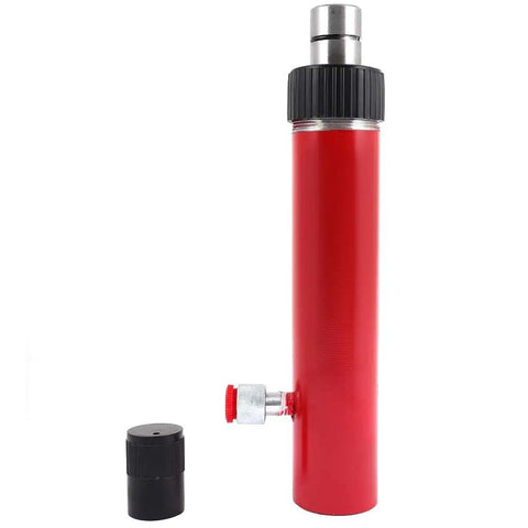 Top Shelf 10 Ton Hydraulic Porta Power Hand Pump Built With Hella Sturdy Chrome Plungers And Heavy Duty Forged Steel Bodies For Direct Frame Straightening And Dead Reliable Shop Grind Performance