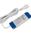LED Dimmer Power Driver For Under-Cabinet Lighting With Removable AC Cord, 20W Gray, Smooth Flicker-Free Dimming, UL Listed