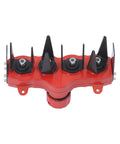 Cultivator Tool With Four Tooth Weeding Wheel And Tool Bag Multi Function Grass Remover Attachment for gasoline and electric lawn mowers