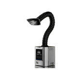 Straight Up Heavy Duty 50W Soldering Fume Extractor Featuring Kickin Black Hole Smoke Absorber with flexible hose and control panel.