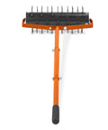 Beast Heavy Duty 18 Inch Manual Lawn Aerator Roller with 49 Inch Adjustable Handle Spike Aerator for deep soil penetration