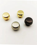 Suitcase bag feet rivets, metal handbag studs, 4-piece set in gold, silver, and black