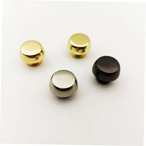 Suitcase bag feet rivets, metal handbag studs, 4-piece set in gold, silver, and black