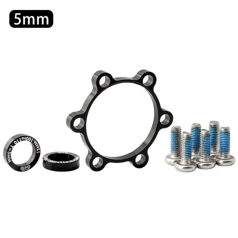Boost Hub Conversion Kit For Bicycle Front And Rear, Plug And Play Adapters with 5mm spacer and bolts, disc brake compatible