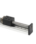 Custom Precision Electric Linear Guide Rail Cross Actuator System With 57 Stepper Motor Ball Screw Motion Module RDT300 Clamp Built For Boss Level Precision CNC Automation And Smooth Stable Travel, black metal ball screw rail