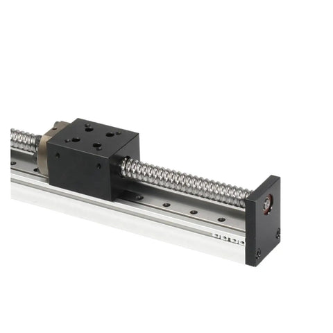 Custom Precision Electric Linear Guide Rail Cross Actuator System With 57 Stepper Motor Ball Screw Motion Module RDT300 Clamp Built For Boss Level Precision CNC Automation And Smooth Stable Travel, black metal ball screw rail