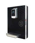 Wall Mount Office Water Dispenser With Mains Feed, Mini Hot Water Dispenser With Adjustable Temperature on a Black Wall