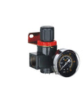 Air Regulator With Gauge For FRL Unit, Pro Grade, Heavy Duty, Adjustable 0.05 To 0.85 MPa, metal valve with gauge