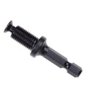 Heavy Duty Tool Holder Collet Chuck Adapter For 1/4 Inch Hex To 3/8 Inch 24unf Mount Fits Milling And Grinding Machines With Steel Build close-up view.