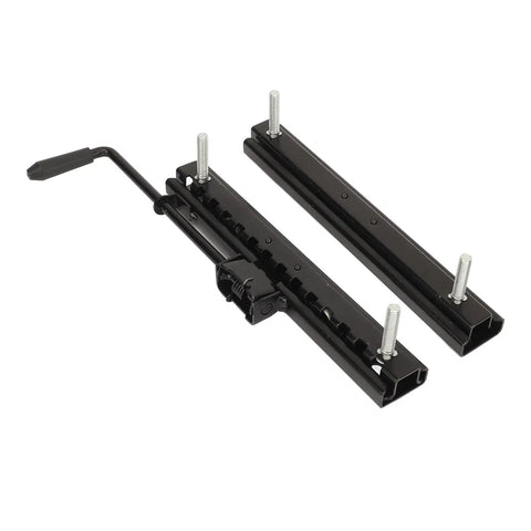Adjustable Seat Slider Track Kit For Go Kart 240mm Heavy Duty Cold Rolled Steel Sliding Rail With 100mm Travel DIY Racing Seat Mounting Rail