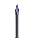 SpeTool 30° V-groove router bit with Tiain coating, 1/4" shank, 4-flute carbide end mill for CNC engraving and lettering