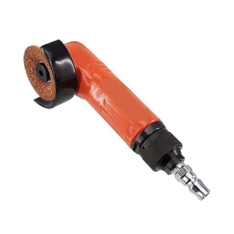 Real Deal Air Powered Angle Grinder And Die Tool For Precision Metal Cutting Lightweight pneumatic angle grinder with cork wheel.