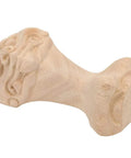 Solid Wood Carved Furniture Foot Legs With Exquisite Grain for Sofa, TV Cabinet, and Coffee Table, handcrafted design