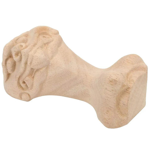 Solid Wood Carved Furniture Foot Legs With Exquisite Grain for Sofa, TV Cabinet, and Coffee Table, handcrafted design