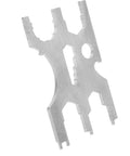 Stainless Steel Scuba Diving All In One Multi Tool Kit With Regulator Repair Gear for Underwater Adventures, geometric design angle