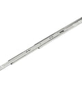 Heavy Duty 20 Inch Drawer Slides With Side Mounted Ball Bearing Runners Full Extension Three Section Glides 200 Lb Capacity Cabinet Slides Durable Cold Rolled Steel Silver Finish