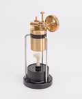 Retro Three Legged Oscillating Steam Engine Model Kit with brass components and compact design