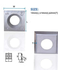 10 Pack 14mm Carbide Inserts Heavy Duty Workhorse Replacement Blades For Spiral Planer And Helical Jointer Pro Level precision size 14x14x2mm.