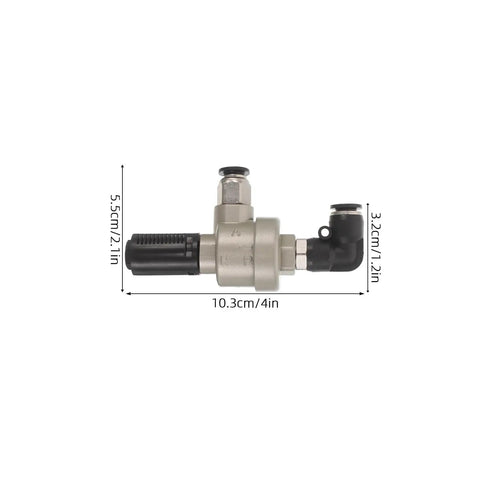 Fast Release Quick Exhaust Valve For Tire Changer Systems With Universal Fit Bead Breaker Valve Heavy Duty Stable Operation Pro Grade Air Dump For Garage And Workshop Use, 10.3 cm long