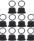 All In One Universal Brake Clutch Slave Master Cylinder Pipe Connector Joint Clip Seal Gasket Repair Kit For VW Audi BMW No Fuss Install With Premium Rubber O-rings and black seals