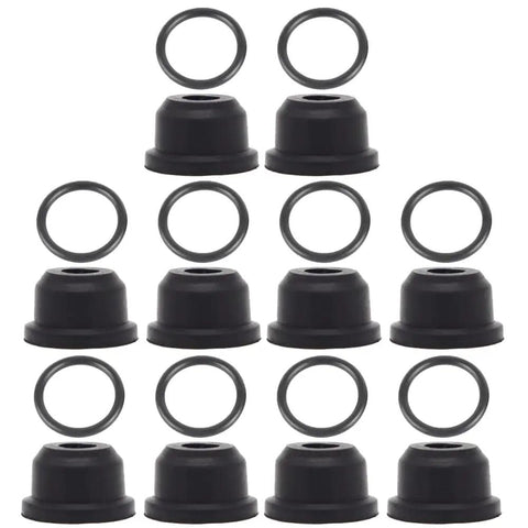 All In One Universal Brake Clutch Slave Master Cylinder Pipe Connector Joint Clip Seal Gasket Repair Kit For VW Audi BMW No Fuss Install With Premium Rubber O-rings and black seals