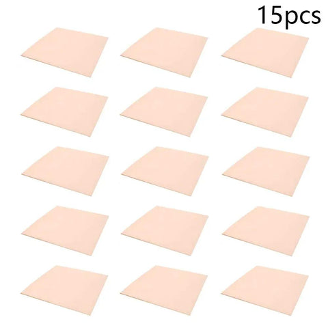 15 Pcs Single Sided Copper Clad Laminate PCB Boards Bakelite 200mm By 200mm By 1.5mm for DIY prototyping projects