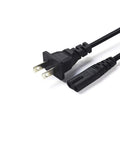 Totally Sweet Premium Ac Power Cord Replacement For Brother Scancut Dx Cutting Machines showing a black two-pronged plug and connector.