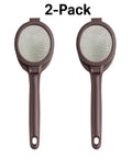 Two Pack Coffee Tea Brew Stick Infuser Reusable Filter Spoon With Fine Mesh BPA Free Easy Swivel Top Portable Single Cup Maker