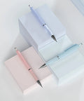 Cute 0.7mm Mechanical Pencil Set With Case Includes 3 Pastel Pencils 6 Lead Refills 3 Erasers 9 Eraser Refills Grab And Go Kit